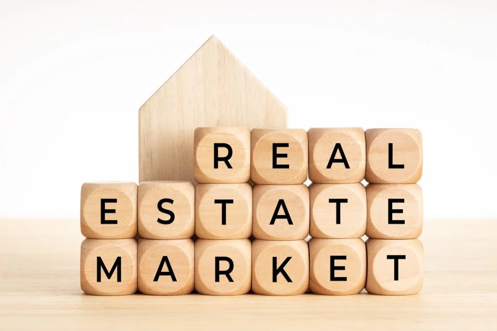 real estate market concept craft