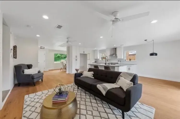 house interior after