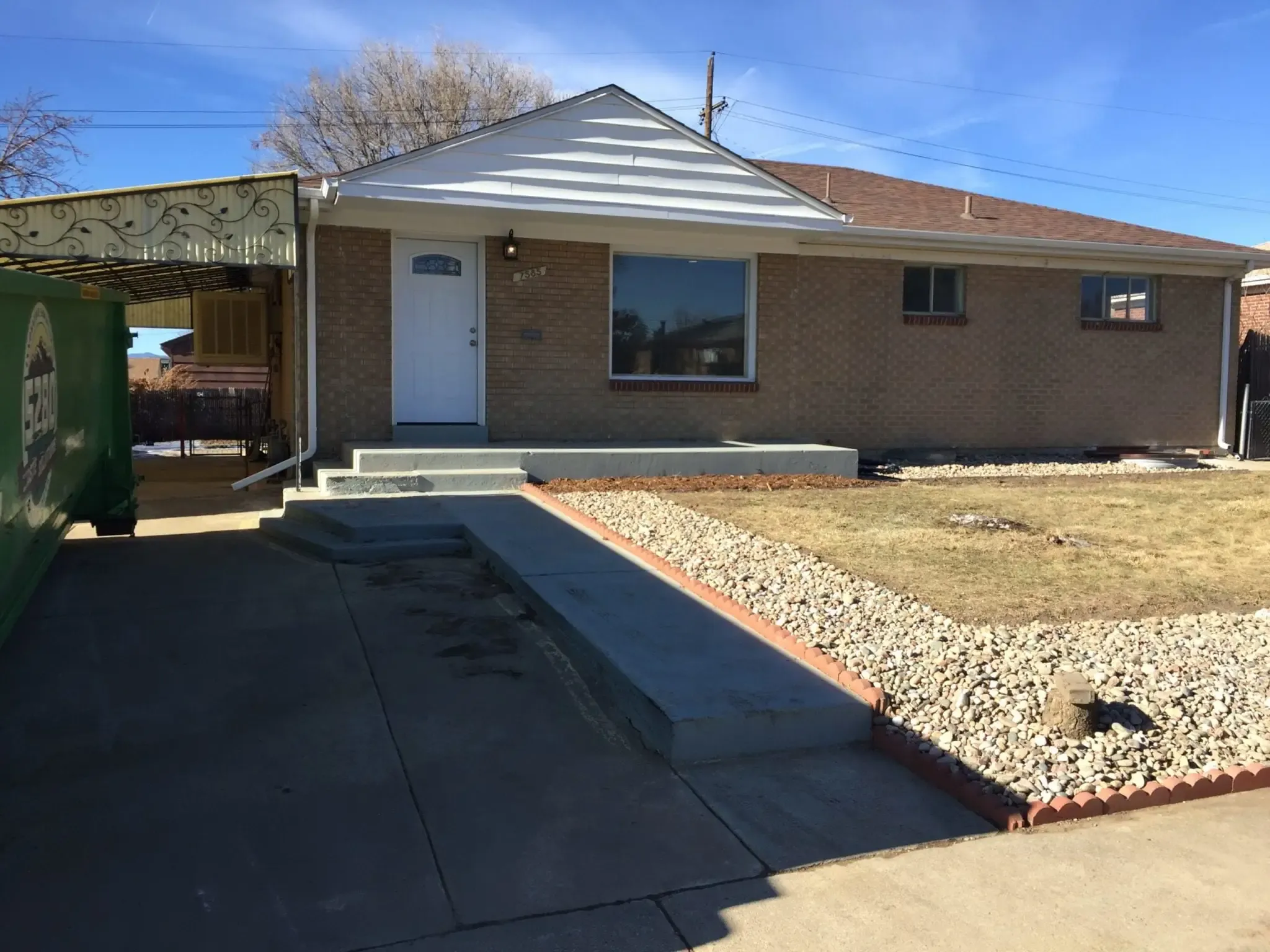 house exterior after